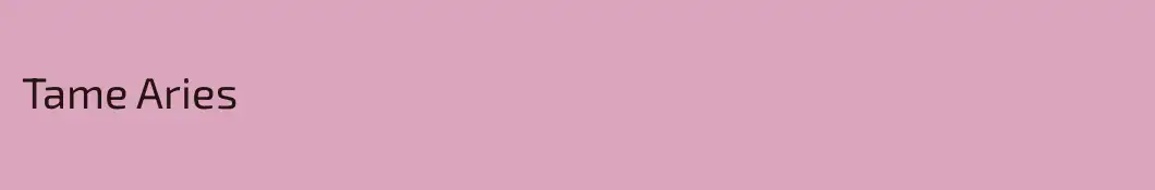 Tame Aries